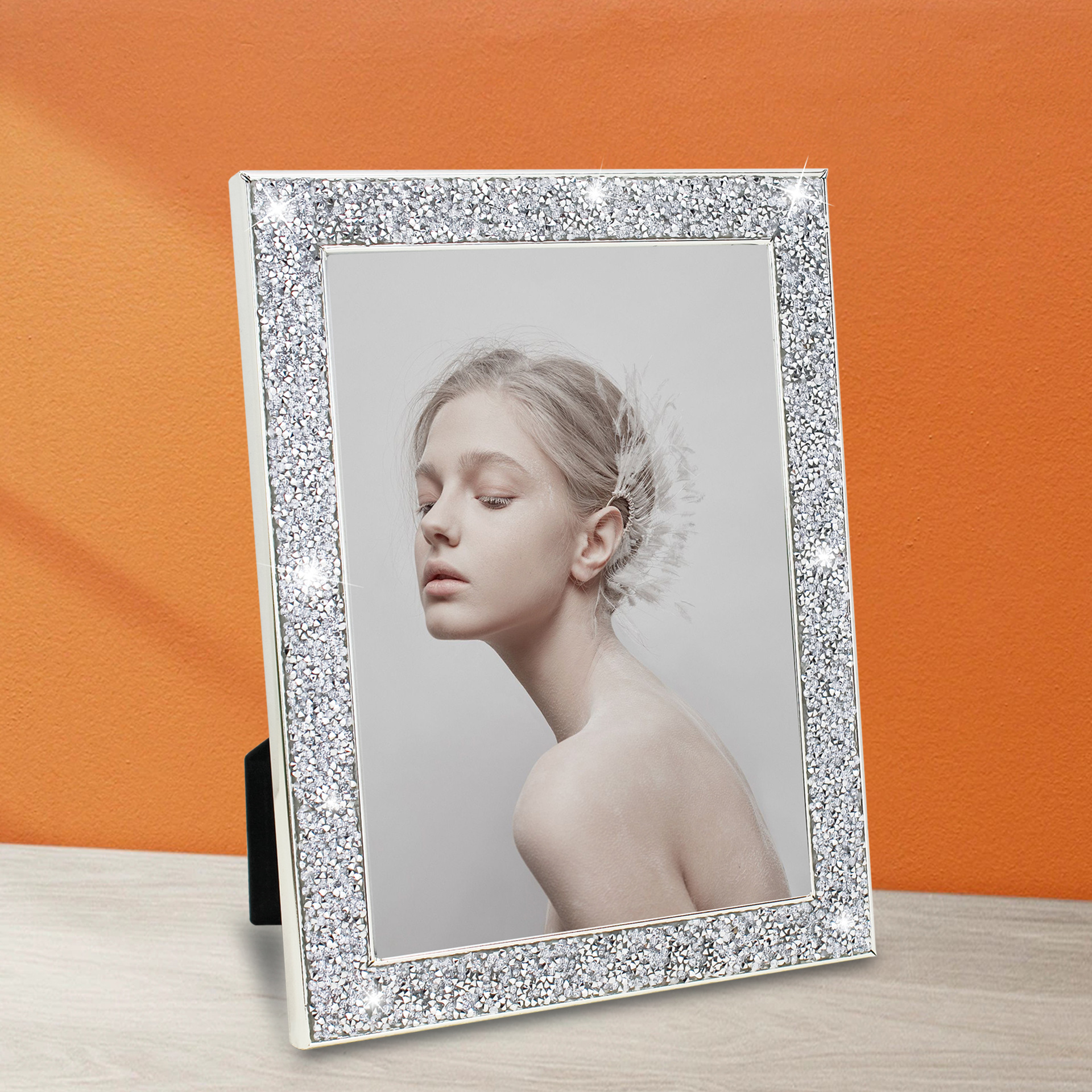 7-Inch Metallic Plated Picture – Sequin Fabric Panel recenzja i cena