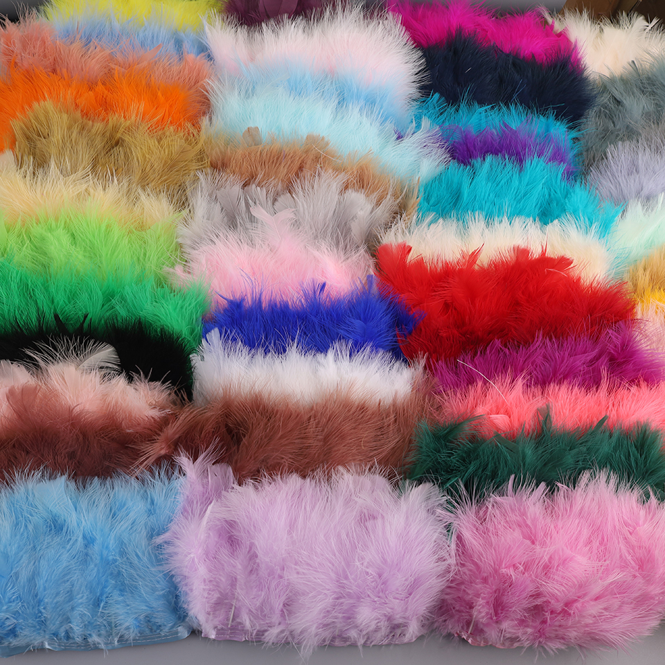 10-15cm Turkey Feathers Trim F – Feather Trim Marabou recenzja i cena