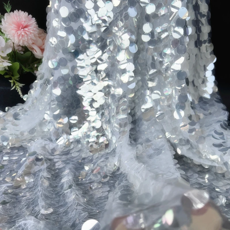 Encrypted Crystal Sequin Fabri – Crystal Mesh Fabric recenzja i cena