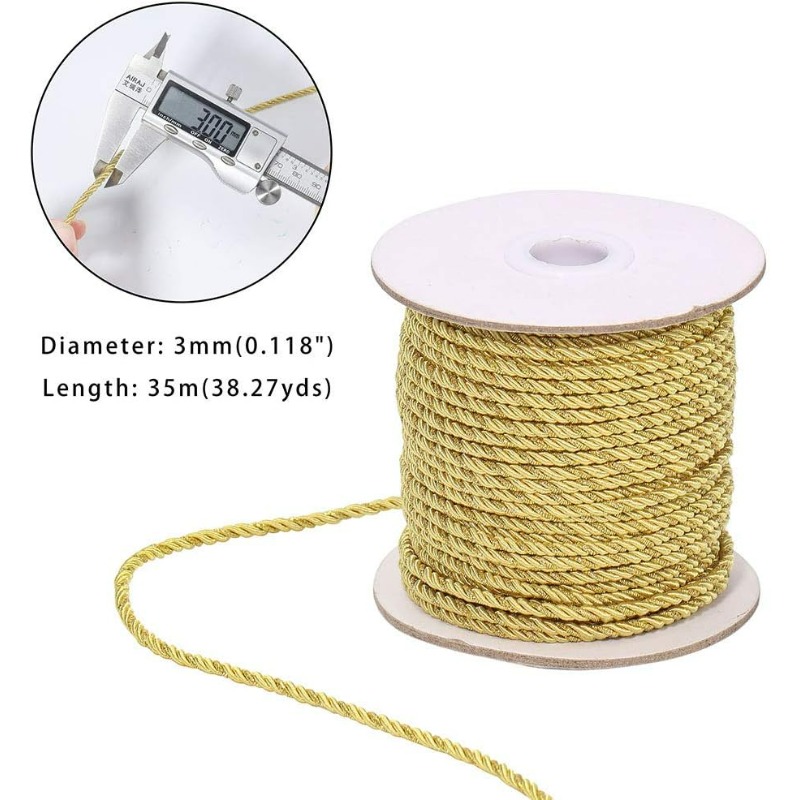 3mm / 35 Yards Metallic Twiste – Cord Trim Twisted recenzja i cena