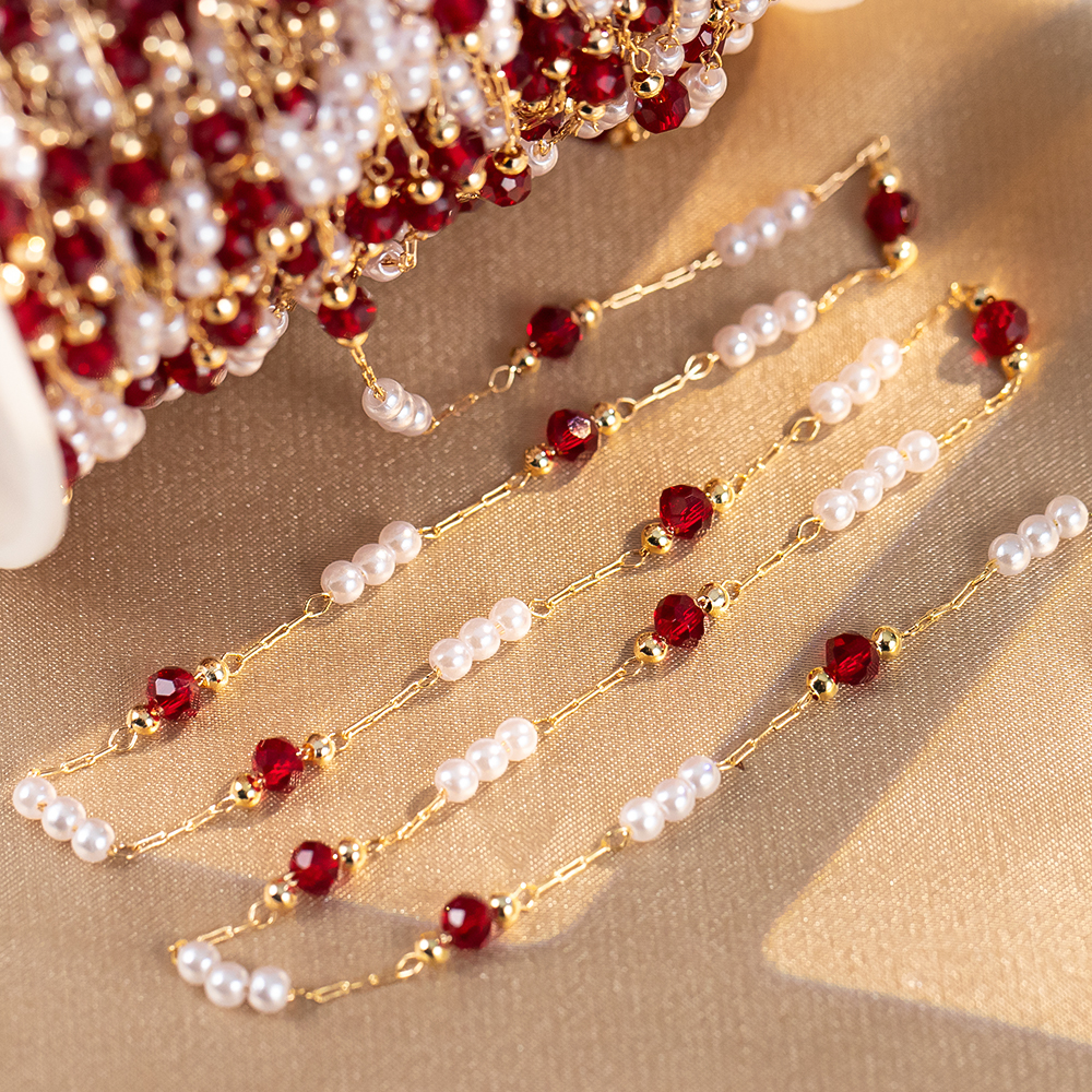 50cm/100cm Imitation Pearl Cop – Pearl Trim Chain recenzja i cena