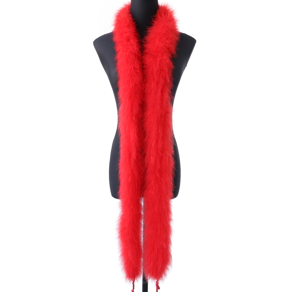 2M 50g Red Fluffy Turkey Marab – Feather Trim Marabou recenzja i cena