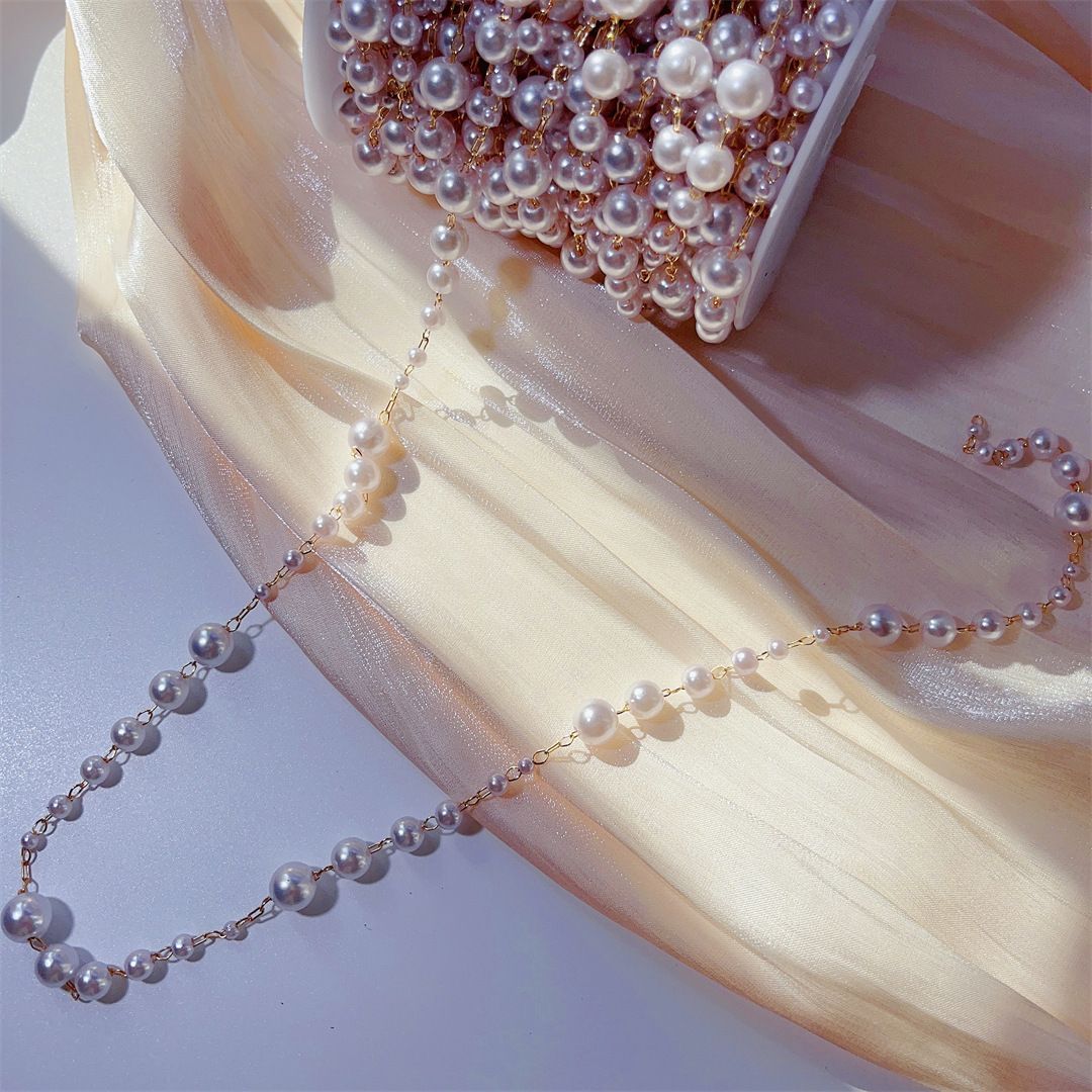 3-8mm Pearl Copper Chain, Anci – Beaded Trim Fringe recenzja i cena