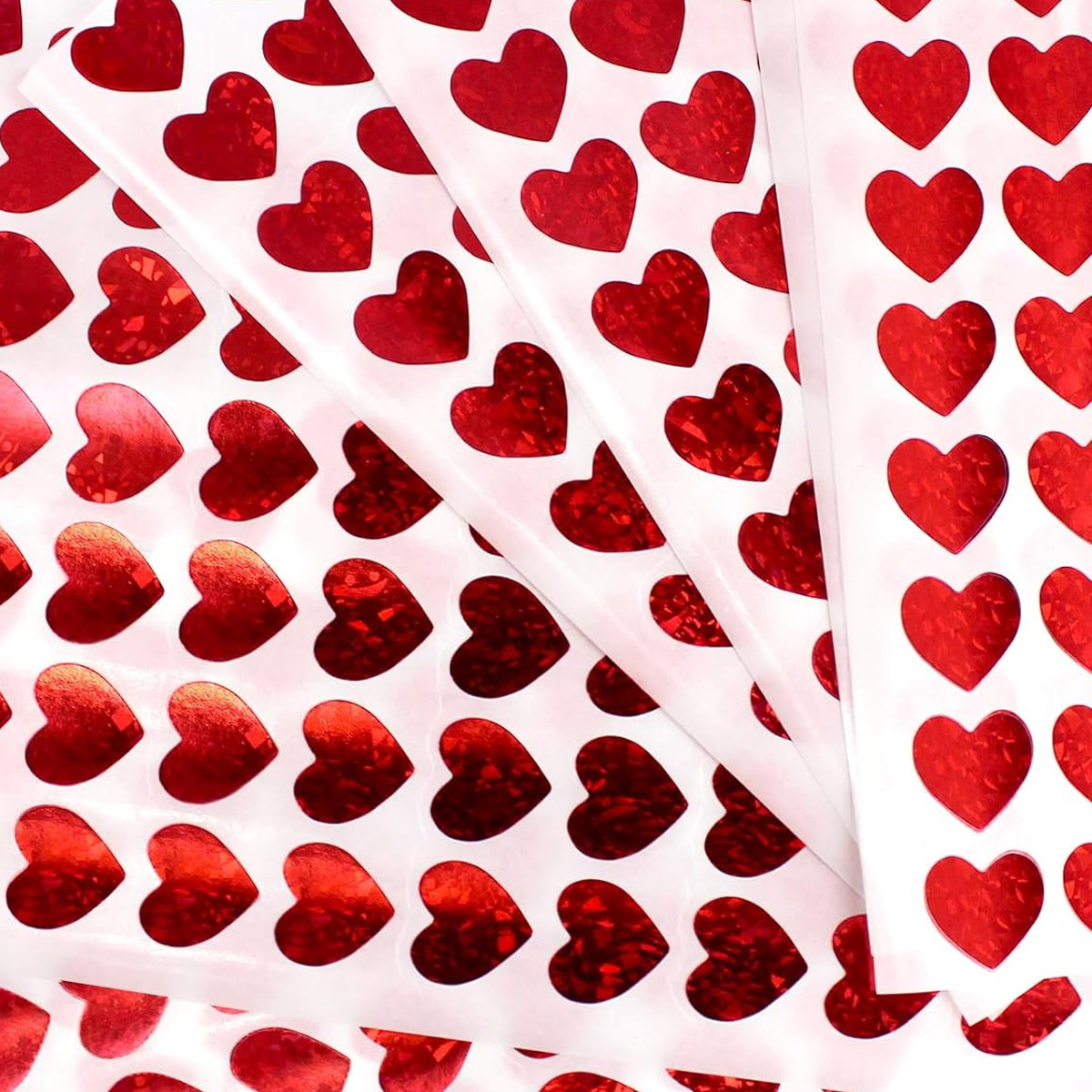 600 Pcs Red Heart Stickers, Sm – Glitter Vinyl Roll recenzja i cena