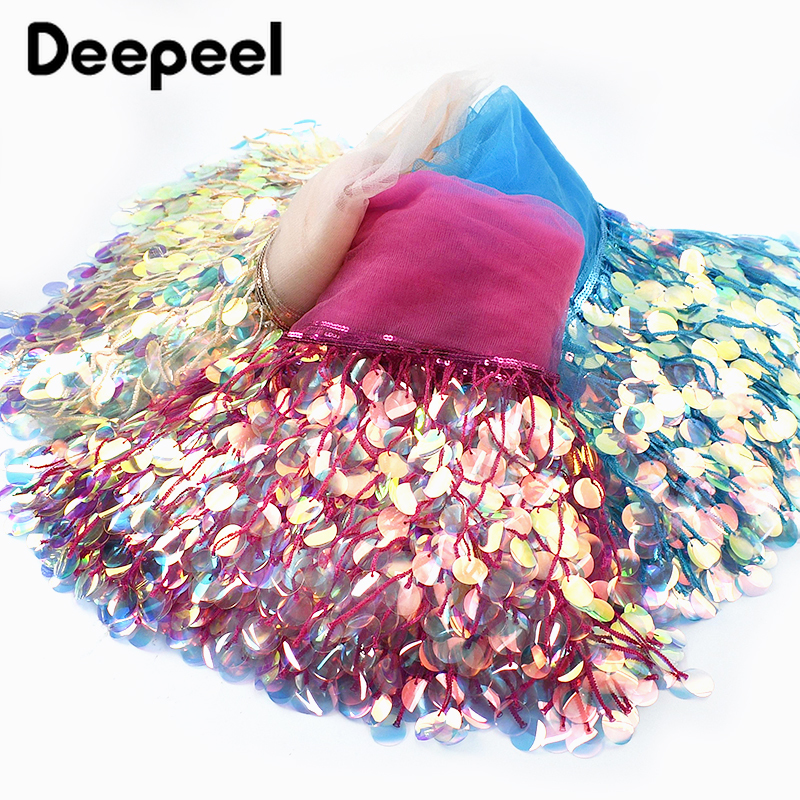 3Yards 17cm Beaded Sequins Tas – Beaded Trim Fringe recenzja i cena