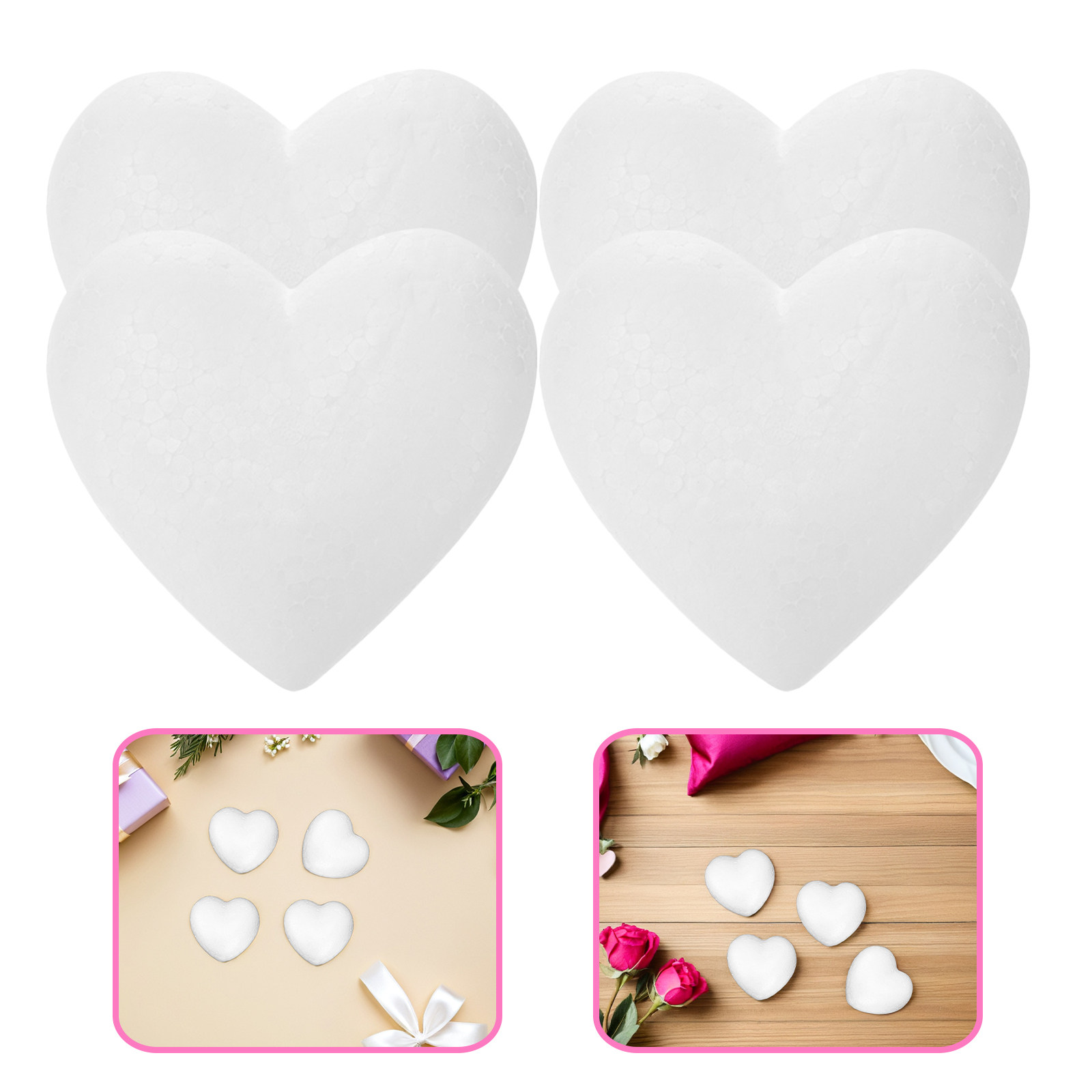 20Pcs Blank Heart Foam Balls L – Embellish Craft recenzja i cena