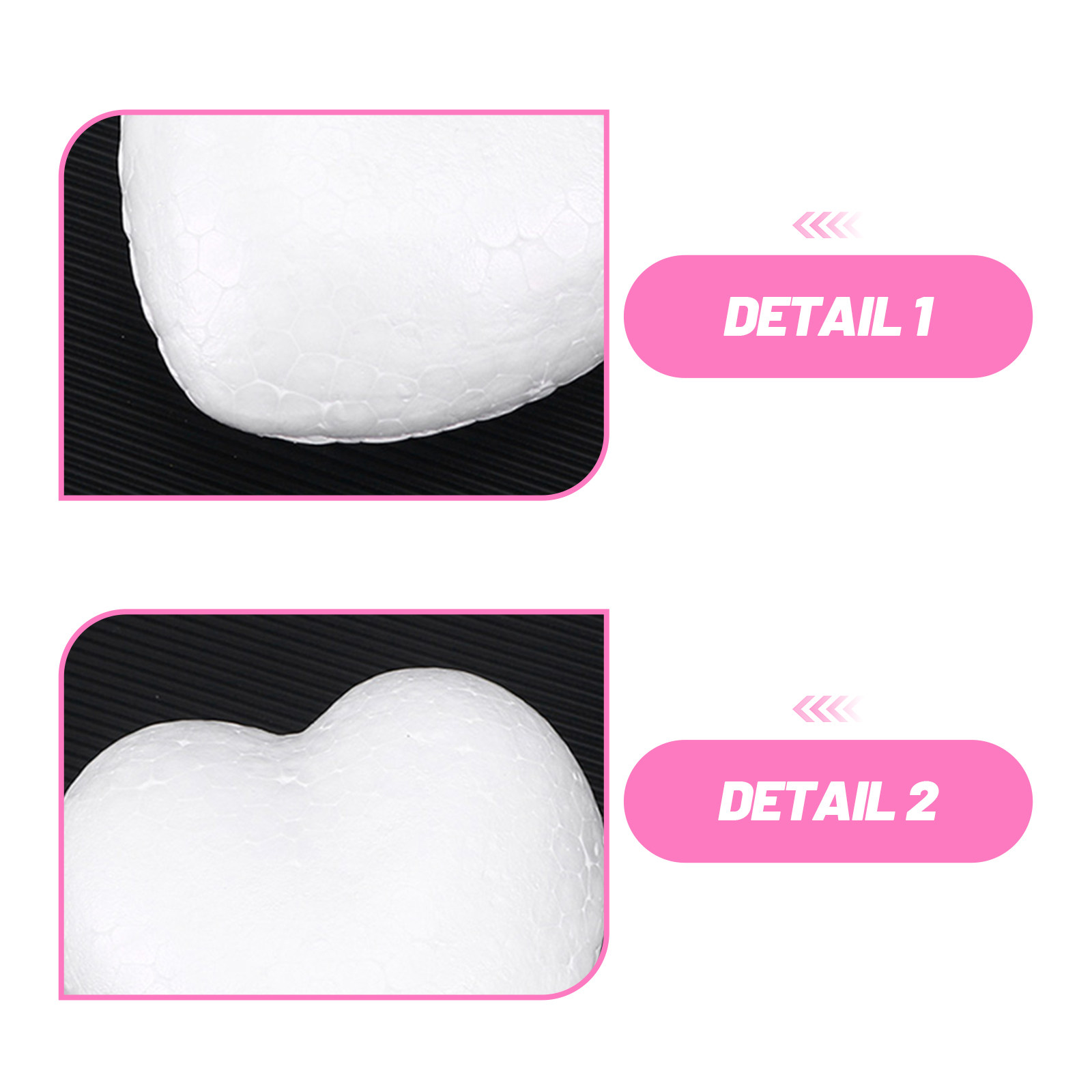 20Pcs Blank Heart Foam Balls L – Embellish Craft recenzja i cena