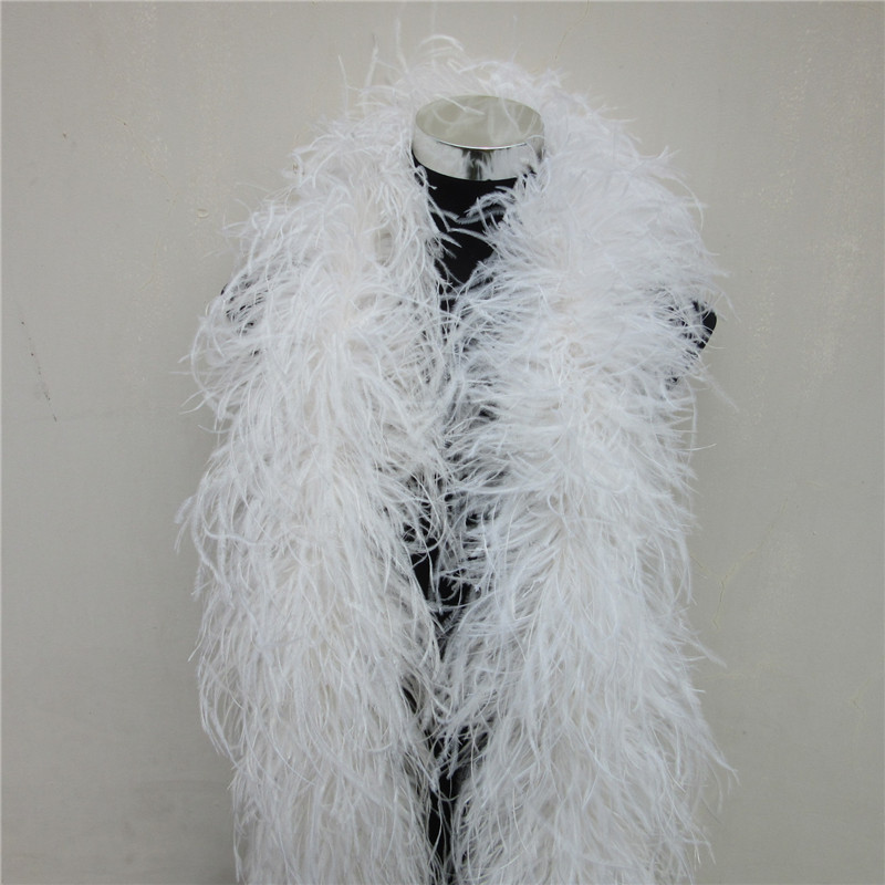 2 Meters 6 Layer White Natural – Feather Trim Marabou recenzja i cena