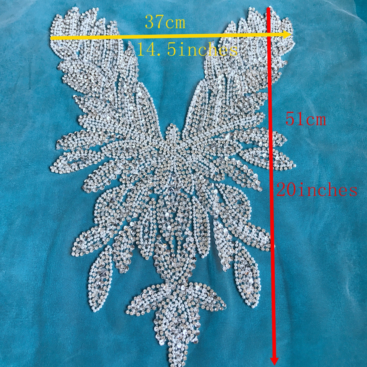 Luxury Beading Mesh Pearls Cry – Crystal Mesh Fabric recenzja i cena