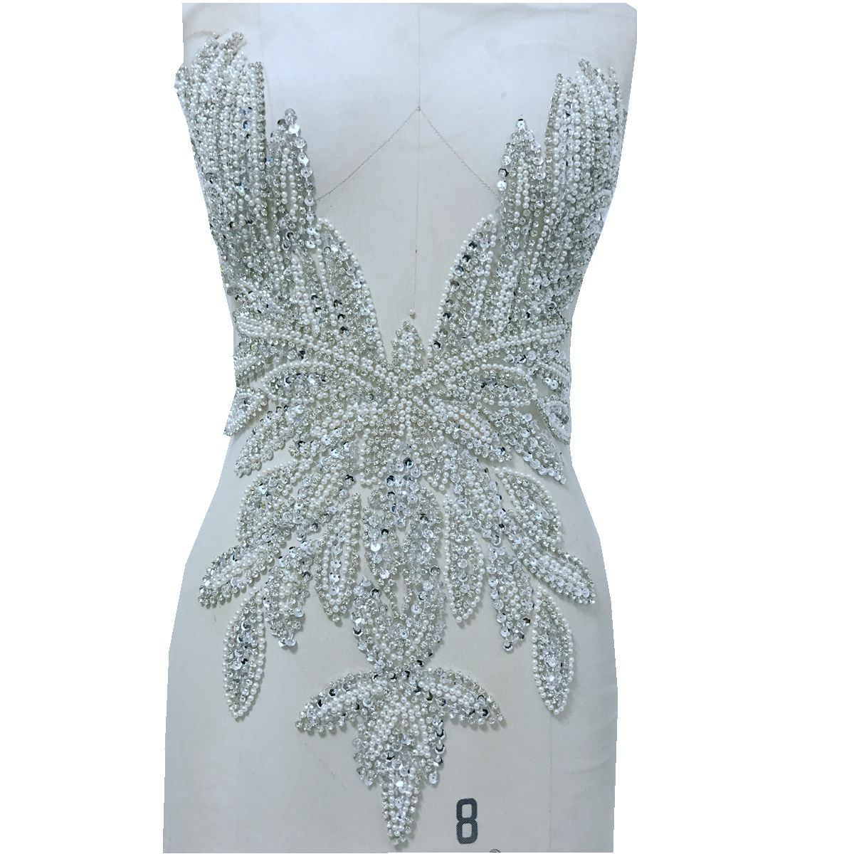 Luxury Beading Mesh Pearls Cry – Crystal Mesh Fabric recenzja i cena