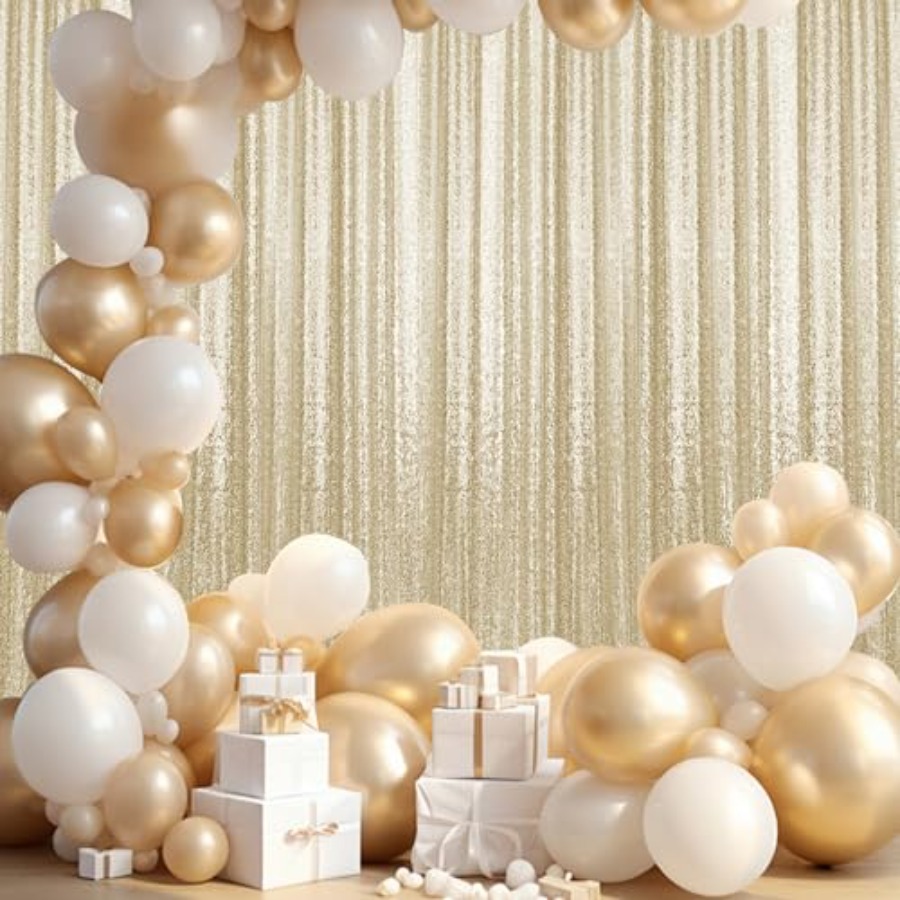 Photography backdrop curtains  – Sequin Fabric Panel recenzja i cena