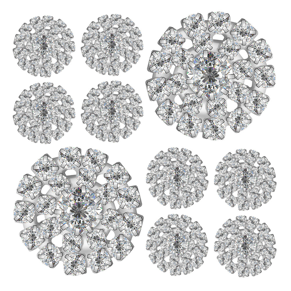 10Pcs Round Rhinestone Buttons – Embellish Craft recenzja i cena