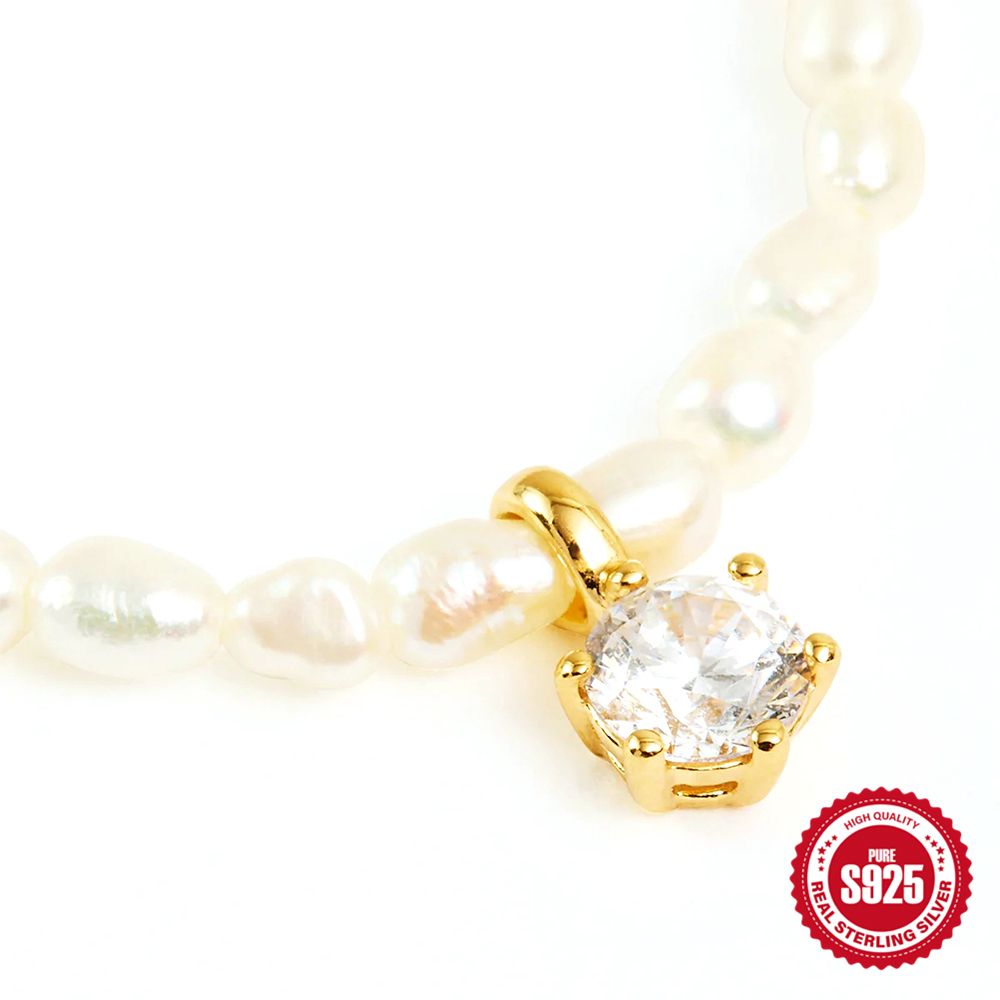 BOAKO Pearl Necklace Silver 92 – Pearl Trim Chain recenzja i cena