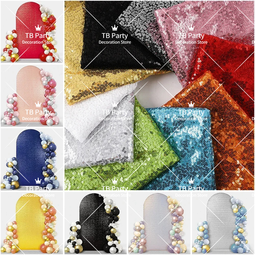 4 Colors 7 Sizes Sequin Arch F – Sequin Fabric Panel recenzja i cena