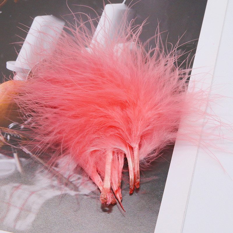 8-12cm Colored Plumas Natural  – Feather Trim Marabou recenzja i cena