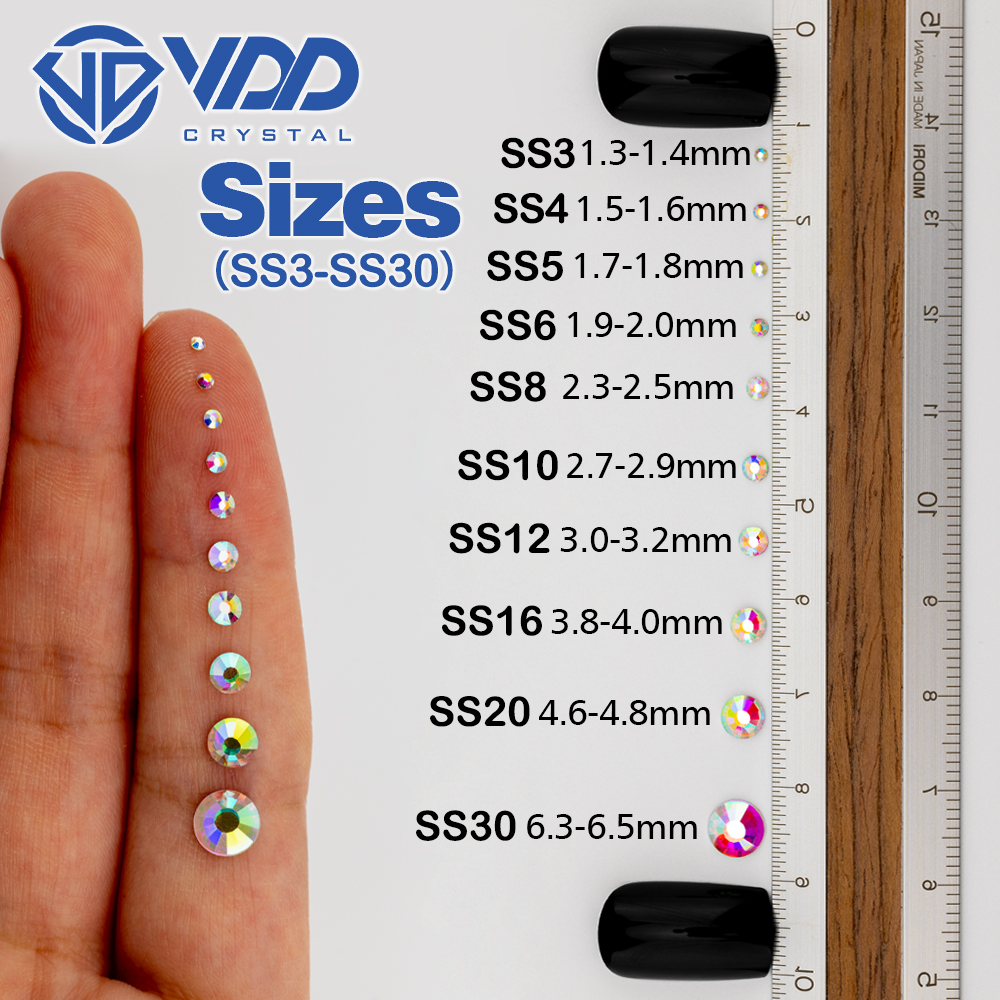 VDD 029 Capri Blue  Rhinestone – Hotfix Rhinestone Sheet recenzja i cena