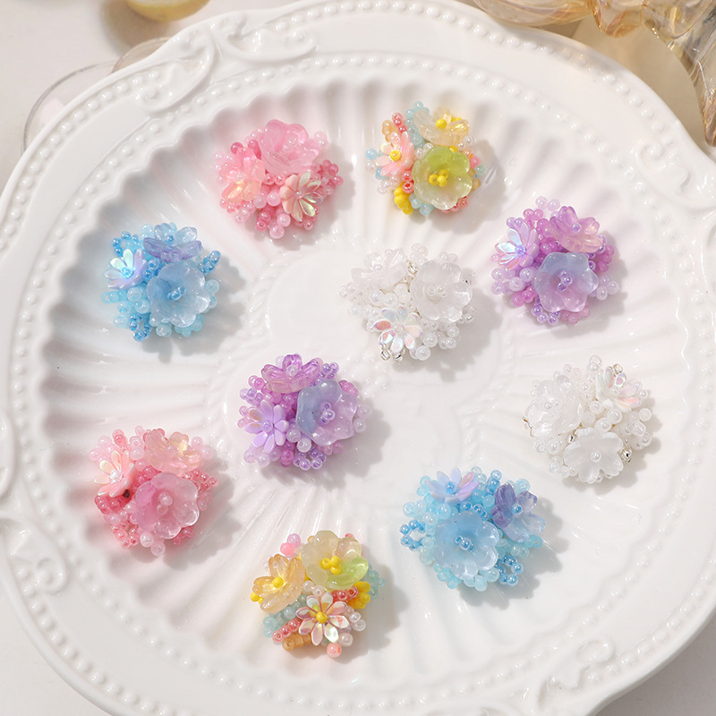 2pcs Crystal Flower Patches fo – Applique Patch Flower recenzja i cena