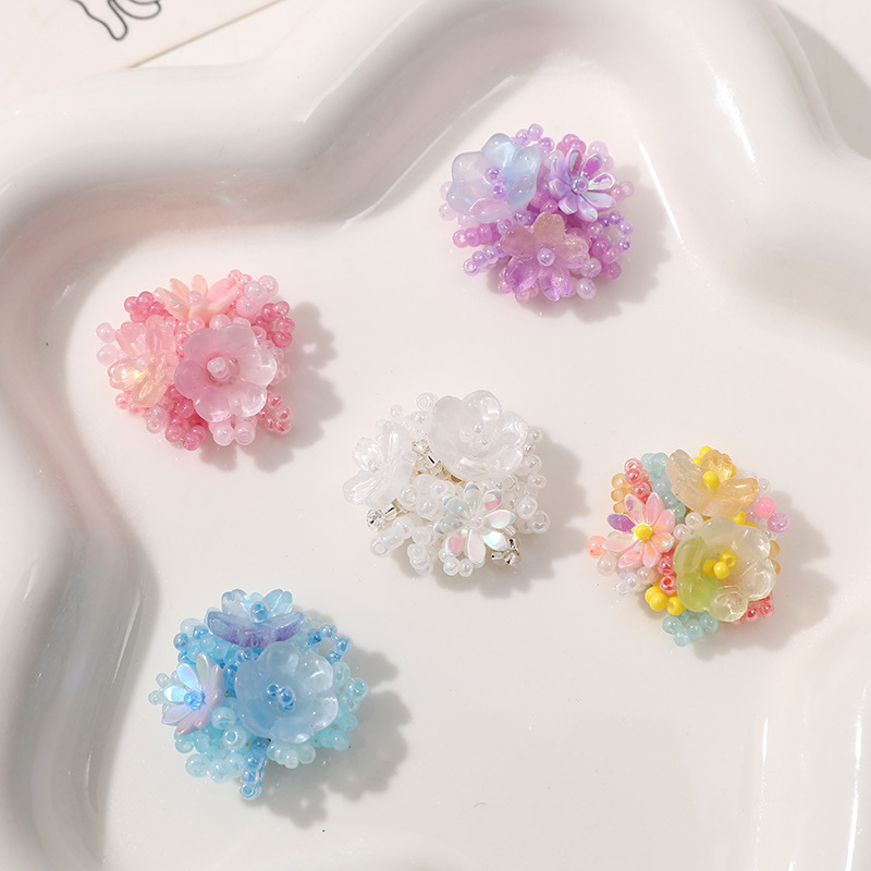 2pcs Crystal Flower Patches fo – Applique Patch Flower recenzja i cena