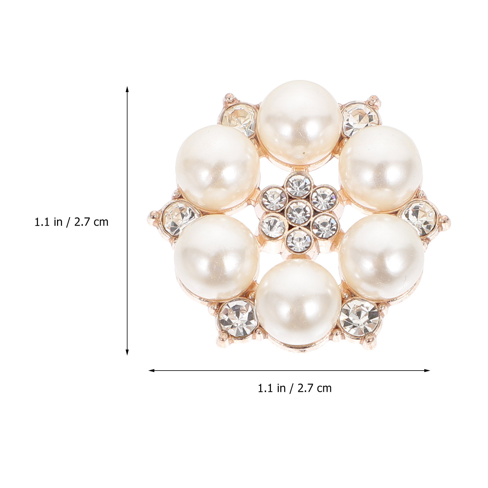 30Pcs Pearl Flower Buttons DIY – Embellish Craft recenzja i cena