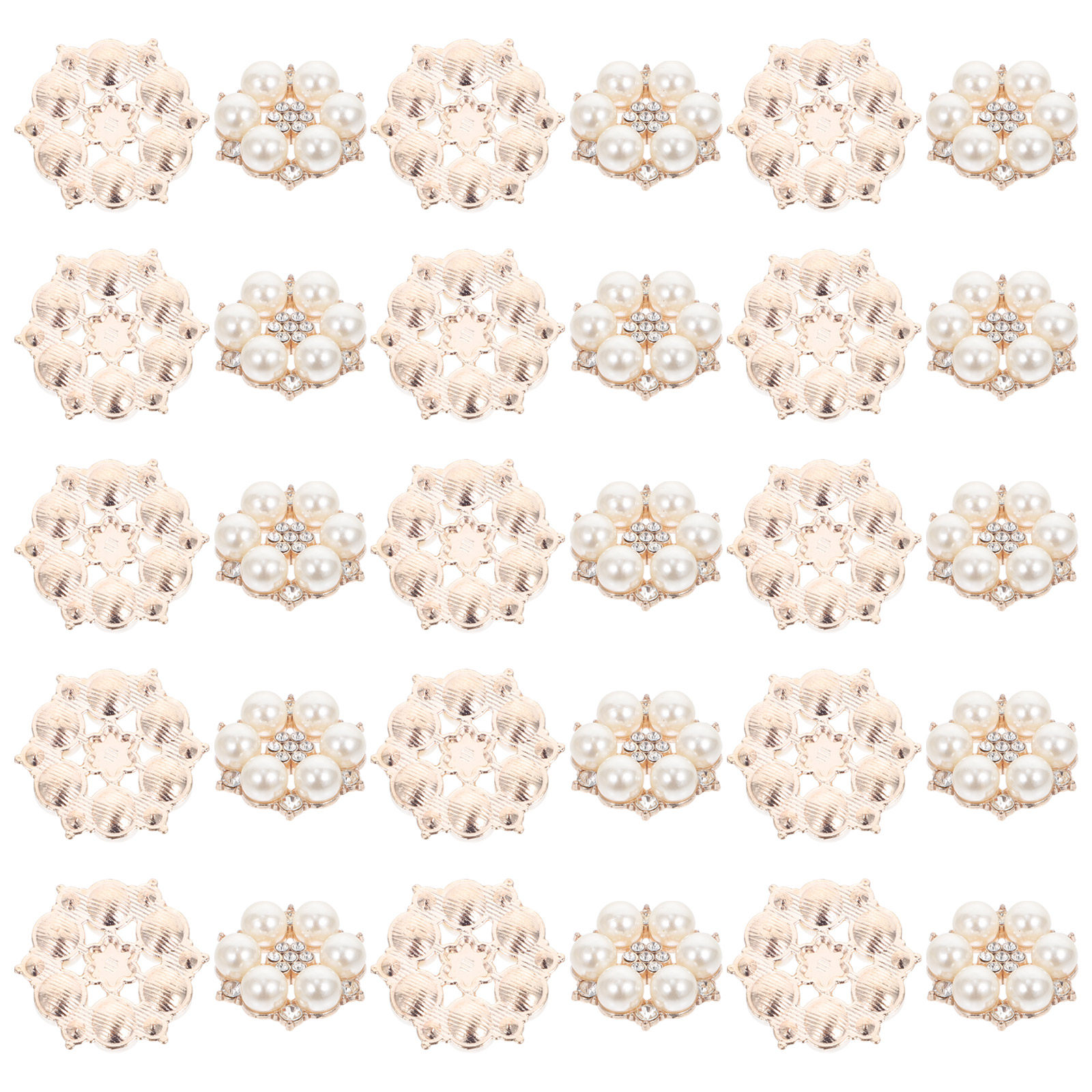 30Pcs Pearl Flower Buttons DIY – Embellish Craft recenzja i cena