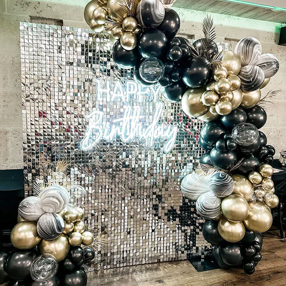 Silver Sequin Wall Backdrop Pa – Sequin Fabric Panel recenzja i cena