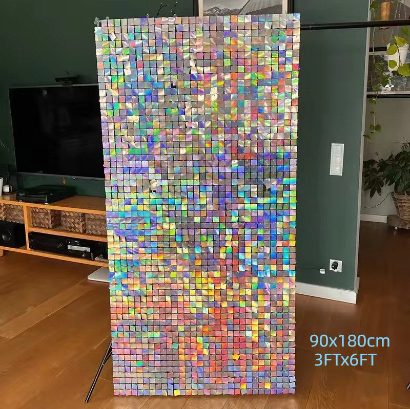 90x180cm Shimmer Wall Backdrop – Sequin Fabric Panel recenzja i cena