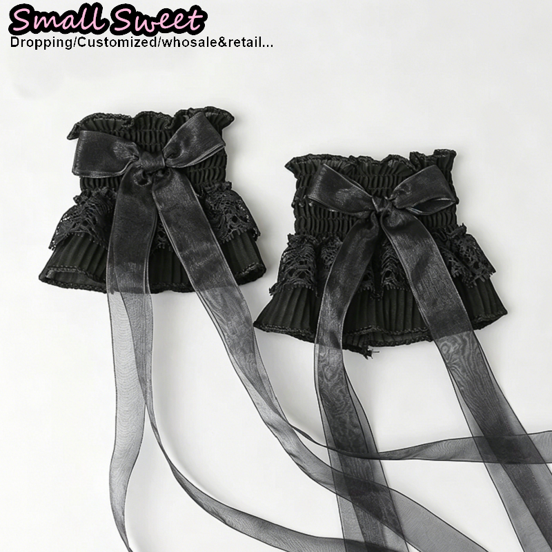 Women Y2K Yami Kawaii Girl Lac – Lace Ribbon Trim recenzja i cena