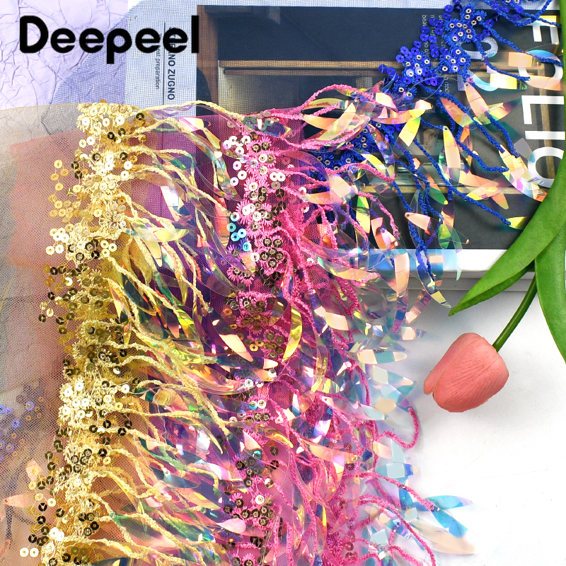 2/5/10Yards 15cm Sequins Bead  – Beaded Trim Fringe recenzja i cena