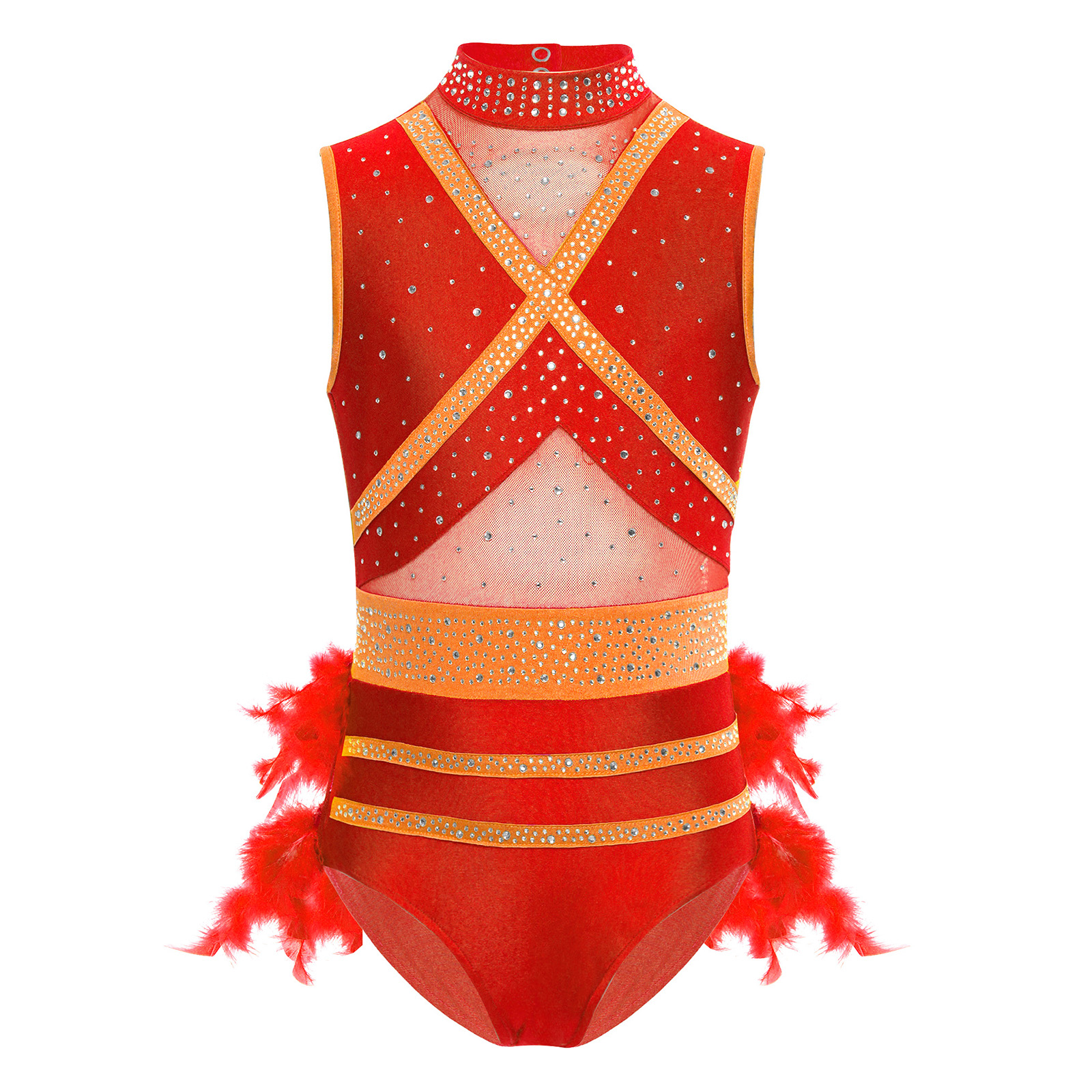 Kids Girls Latin Ballet Dance  – Rhinestone Banding Trim recenzja i cena