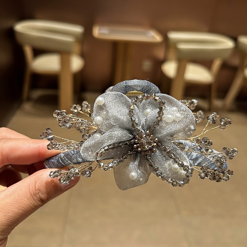Elegant Korean Hair Accessorie – Crystal Mesh Fabric recenzja i cena