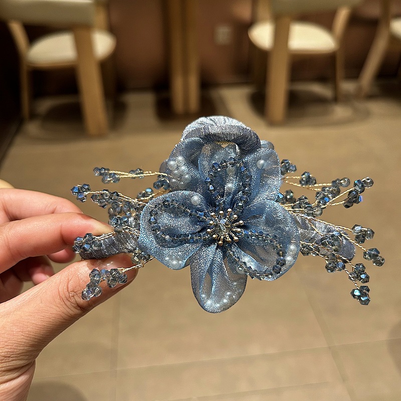 Elegant Korean Hair Accessorie – Crystal Mesh Fabric recenzja i cena