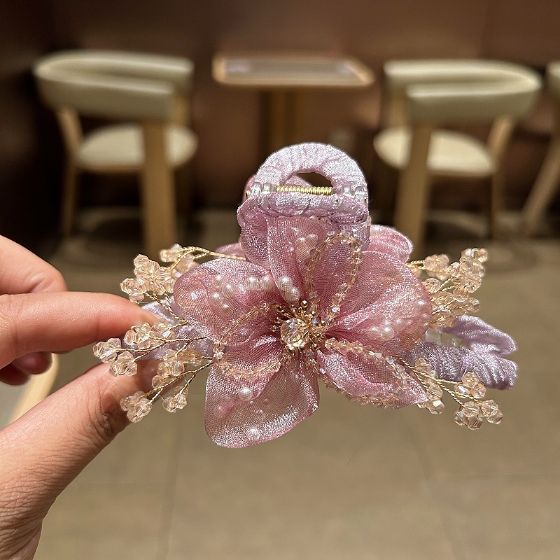 Elegant Korean Hair Accessorie – Crystal Mesh Fabric recenzja i cena