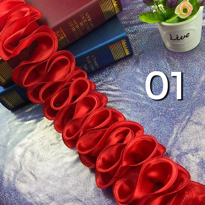 5Yards Pleated Ruffled Trim Sh – Fringe Ribbon Sewing recenzja i cena