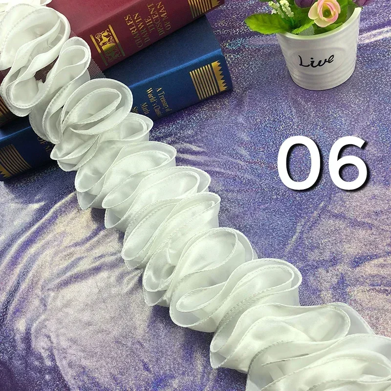 5Yards Pleated Ruffled Trim Sh – Fringe Ribbon Sewing recenzja i cena